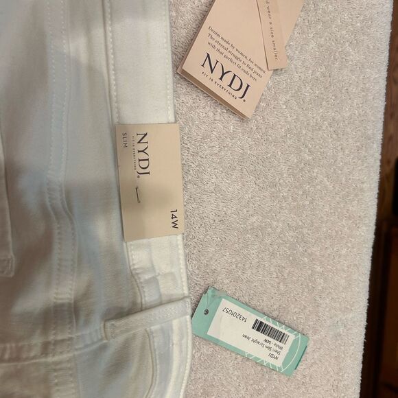 NYDJ Slim White Jeans - Picture 6 of 7